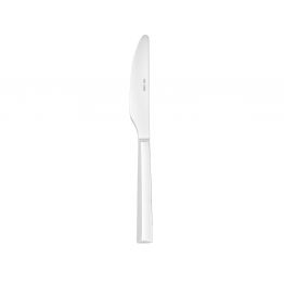 Elegantn� hranat� p��bor, kvalitn� opracov�n�.Vysoce jakostn� le�t�n� chrom-niklov� ocel.Uplatn�n� najde v modern�m interi�ru. Skv�le odol� vysok�mu zat�en� v restauraci.