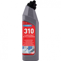V�ce informac� o v�robkuCLEAMEN 310 vysoce kysel� na WC a keramiku 750 ml